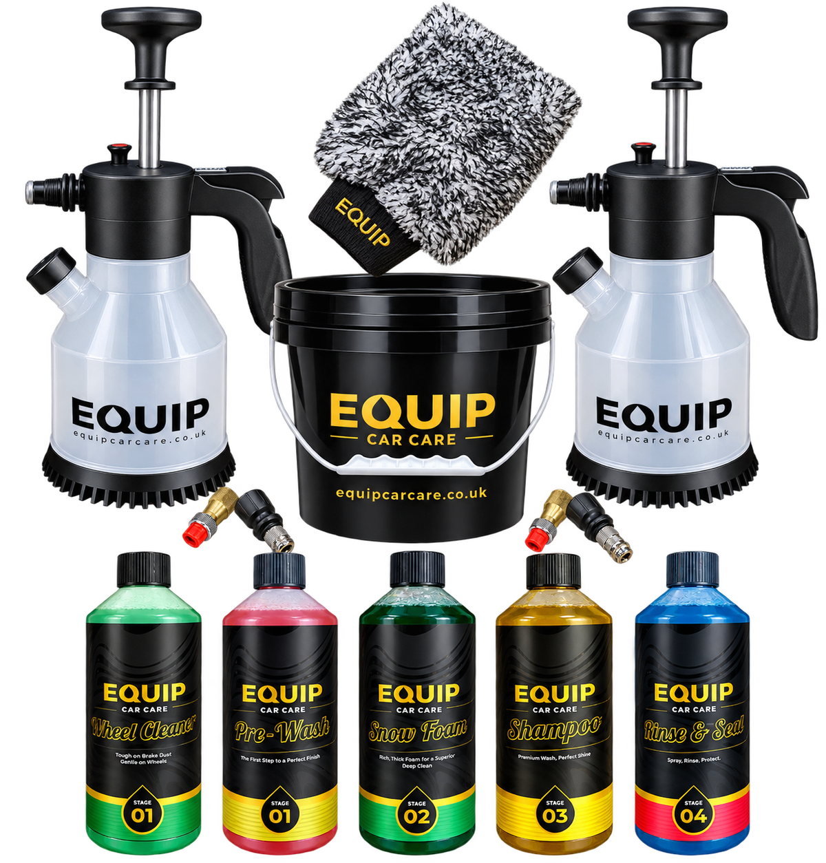 EQUIP GEN-2 DOUBLE BOTTLE EXTERIOR CLEAN KIT - 500ML