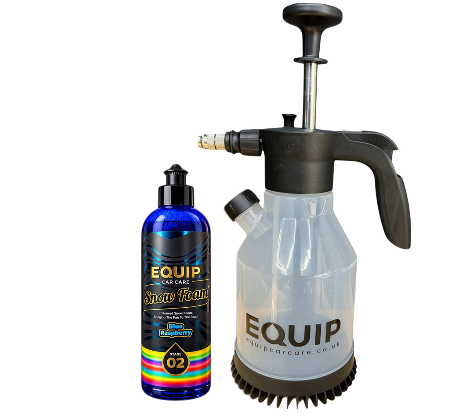 EQUIP GEN-2 SPRAY AND FOAM BOTTLE GEN-2 + BLUE SNOW FOAM