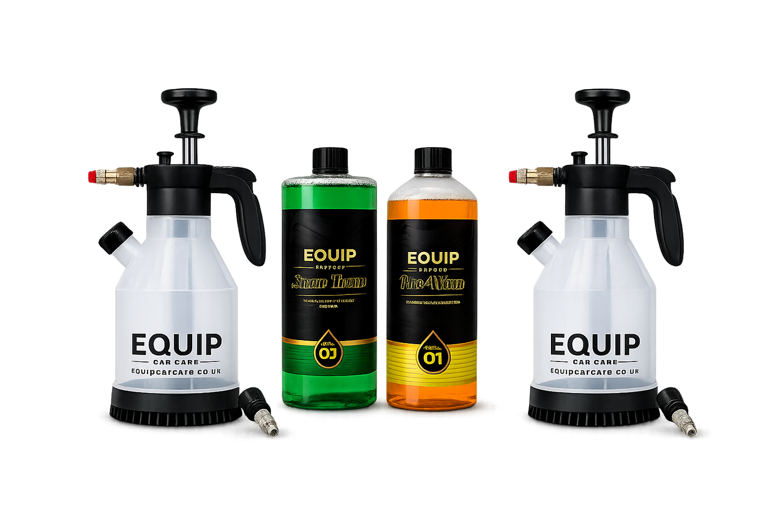 EQUIP DOUBLE SPRAY FOAM BOTTLE, SNOW FOAM + PRE WASH