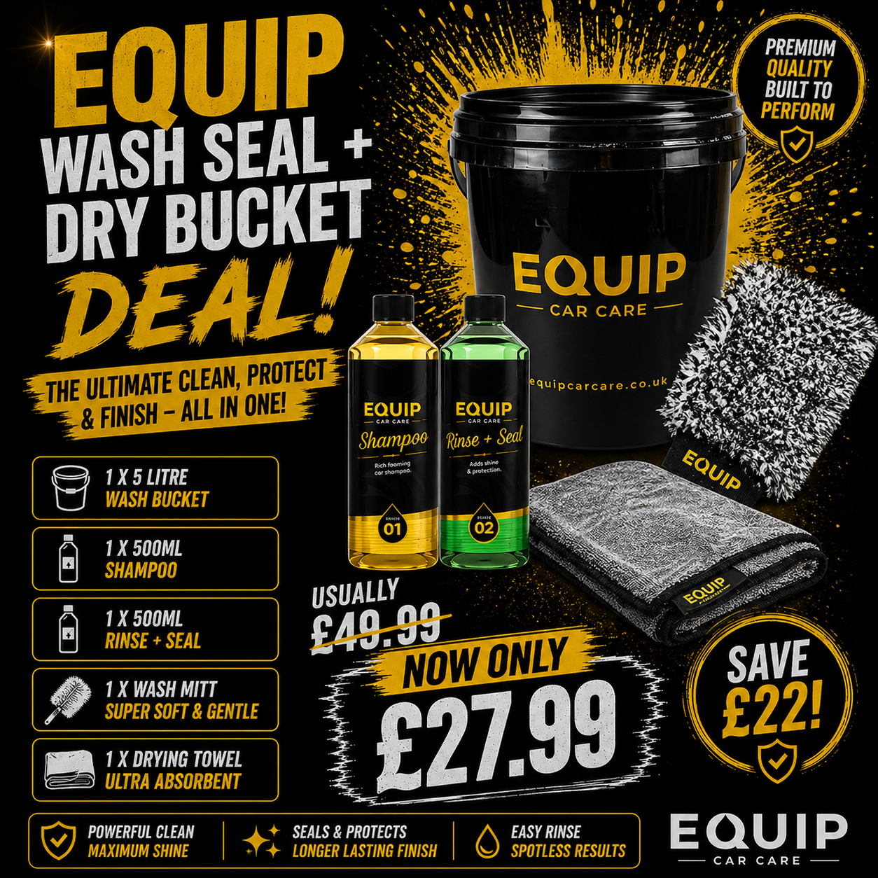EQUIP WASH - SEAL - DRY BUNDLE