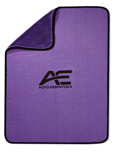 XXL Car Drying Towel 70x90cm PURPLE Microfibre Twist Loop Auto Essentials 800GSM