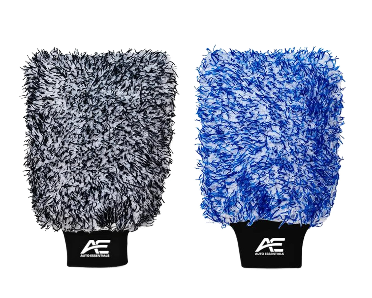 TWO CAR WASH MITTS Auto Essentials Premium Wash Mitts 2 Pack