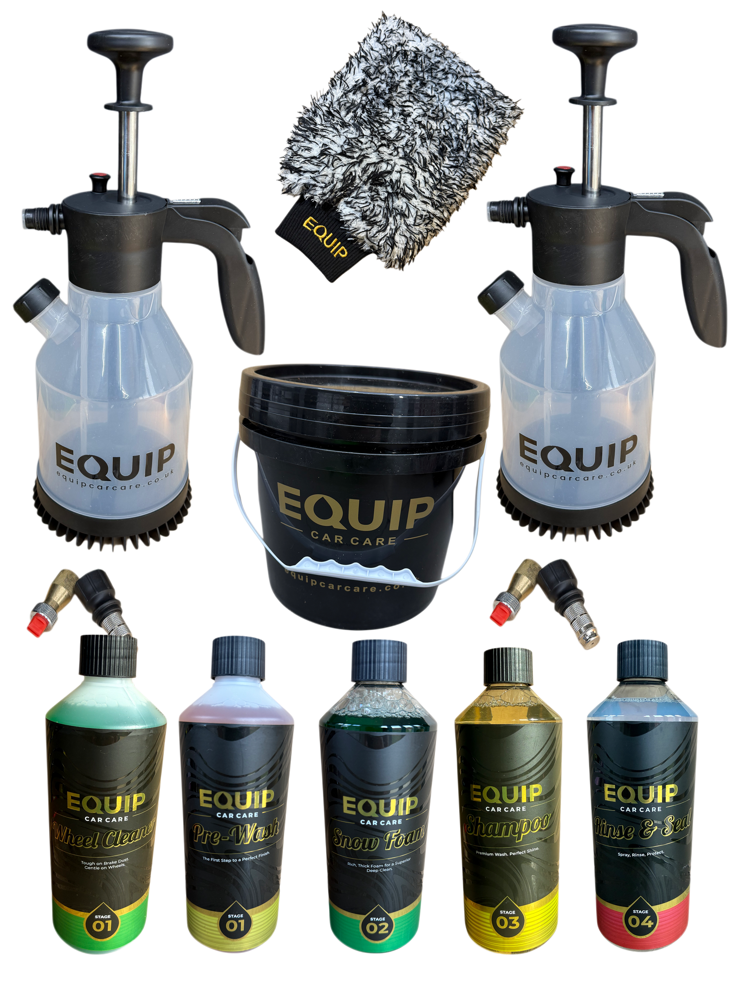 EQUIP GEN-2 DOUBLE BOTTLE EXTERIOR CLEAN KIT - 500ML