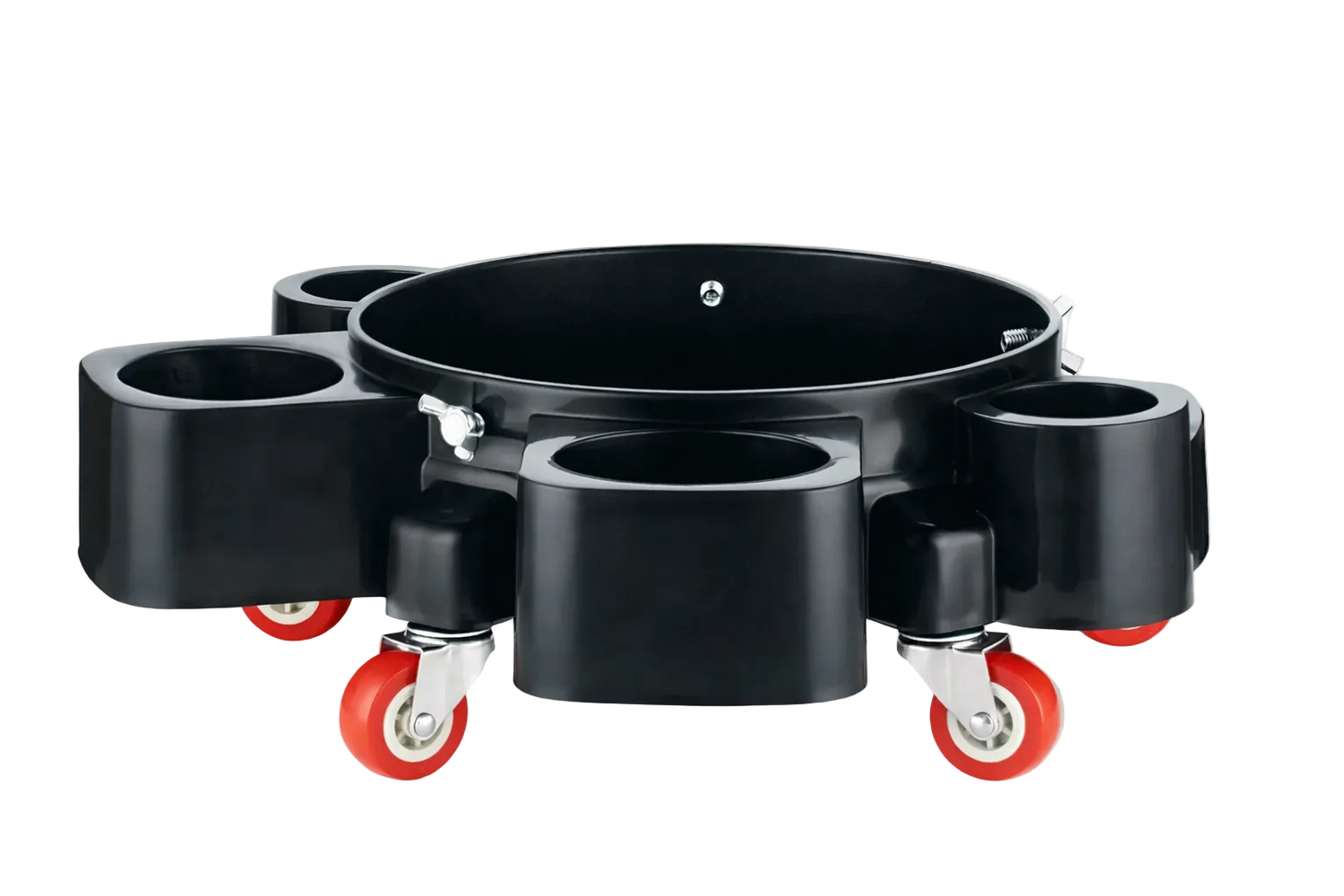 EQUIP BUCKET DOLLEY WITH BOTTLE HOLDERS