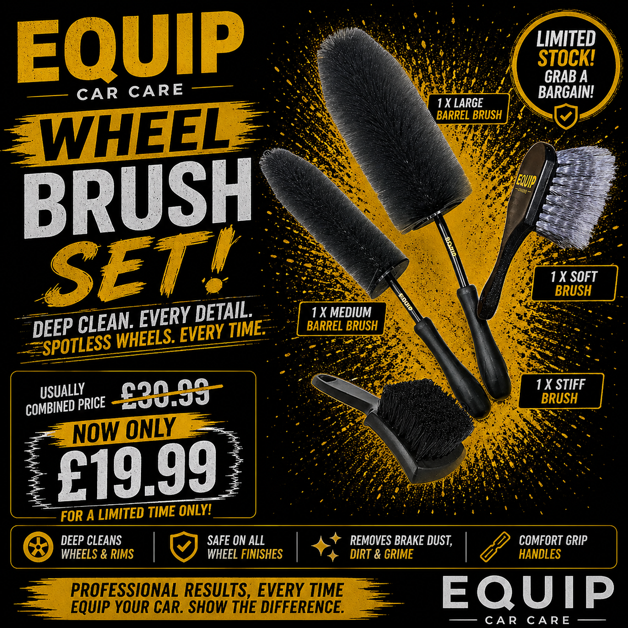 WHEEL BRUSH SET