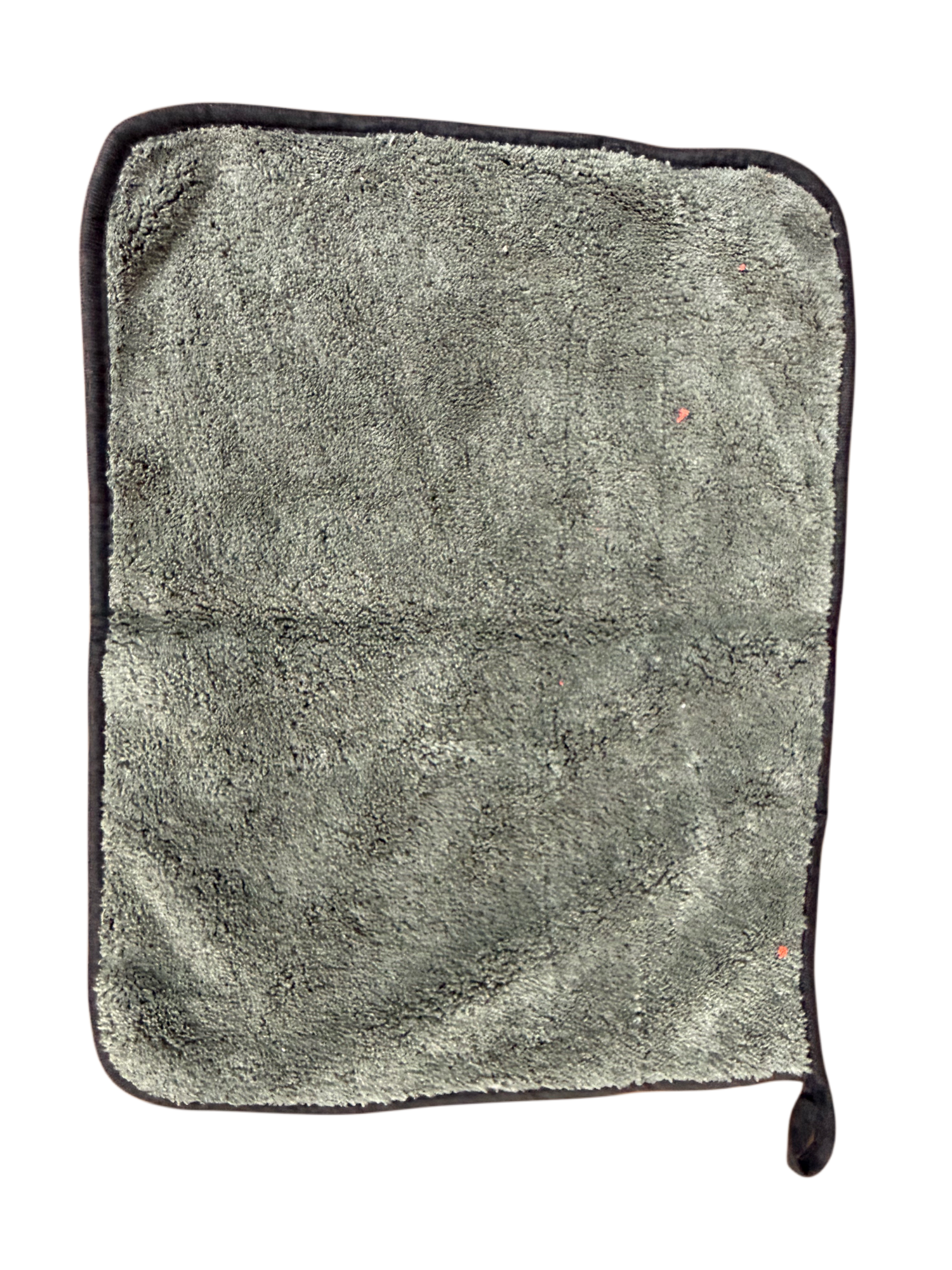 SINGLE Microfibre Cleaning Cloth - Streak-Free Double Sided  RED / GREY