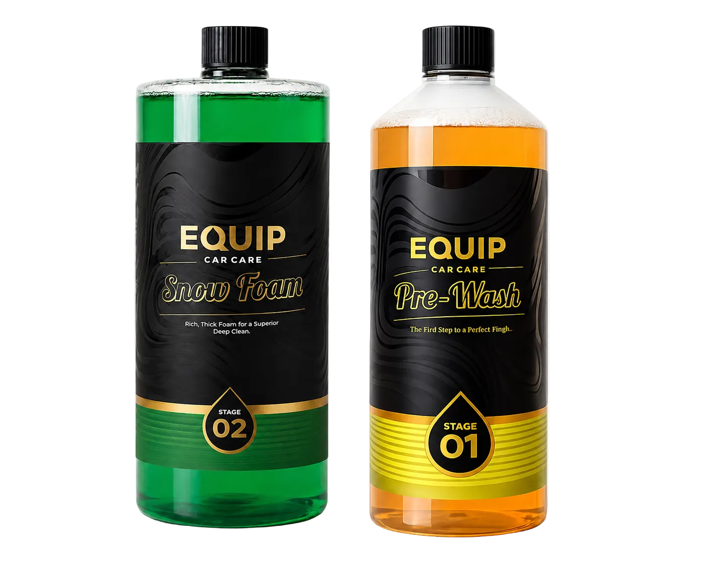EQUIP PRE WASH + SNOW FOAM KIT 1000ML BOTTLES